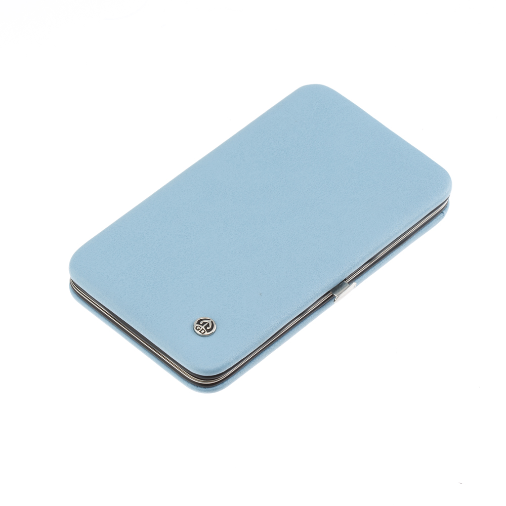 GD Маникюрный набор GD, 7 пр. Футляр: искусственная кожа, цвет серо-голубой Арт.: 2172GBSM