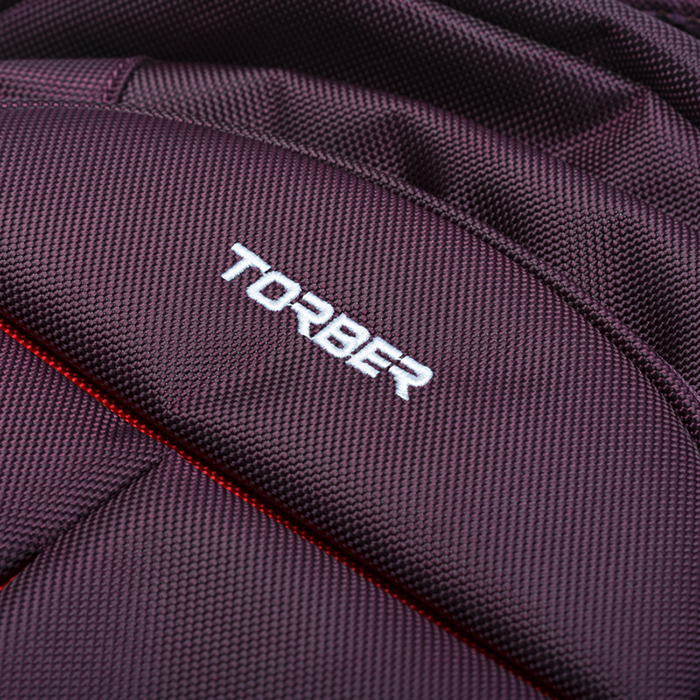 TORBER Рюкзак TORBER FORGRAD с отделением для ноутбука 15", пурпурный, полиэстер, 46 х 32 x 13 см Арт.: T9502-PUR