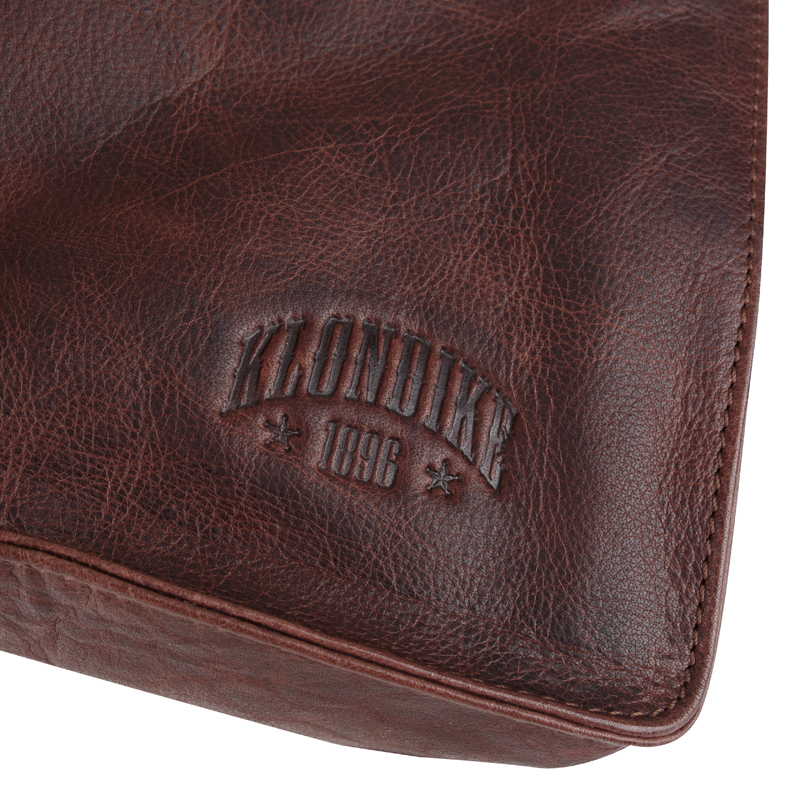 Klondike 1896 Рюкзак-сумка KLONDIKE DIGGER «Mara», натуральная кожа в темно-коричневом цвете, 32,5 x 36,5 x 11 см Арт.: KD1070-03