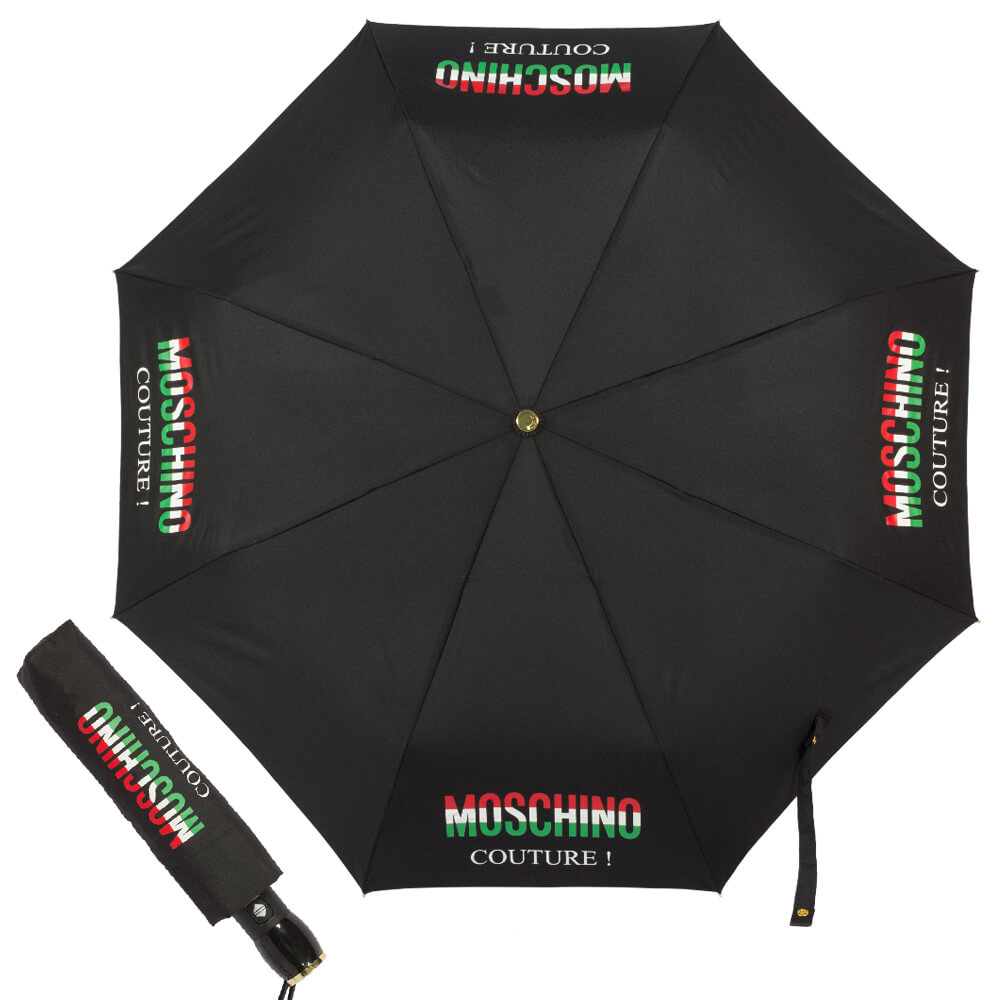 Moschino Зонт складной Tricolore Black Арт.: product-2228