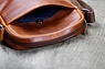 Сумка через плечо KLONDIKE DIGGER «Jack», натуральная кожа цвета коньяк, 26 x 22 x 7 см Арт.: KD1047-04