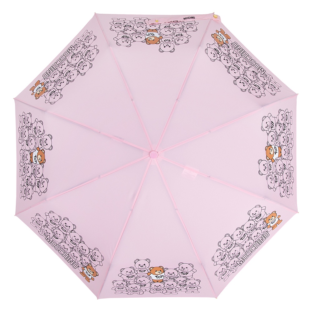 Moschino Зонт складной Bear Crowd Pink Арт.: product-3404