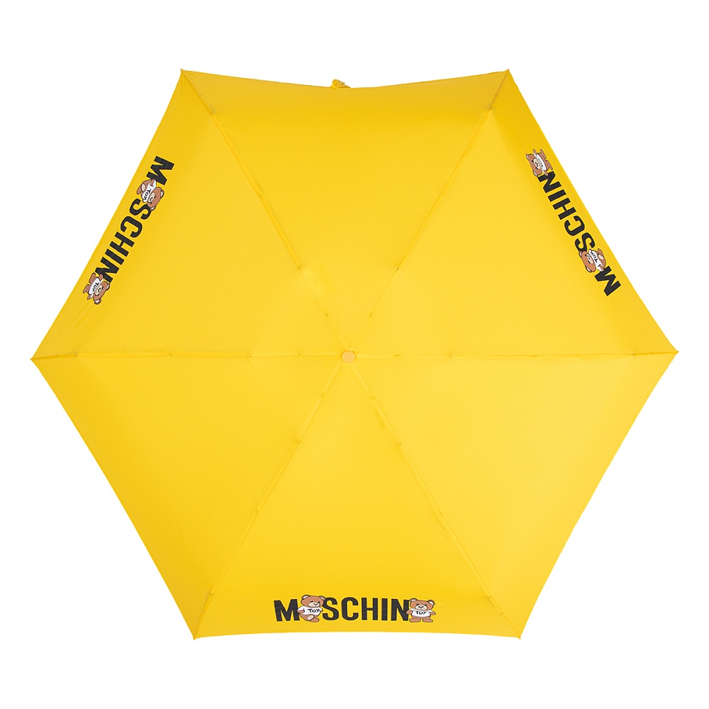 Moschino Зонт складной Logo with bears Yellow+Box teddy Арт.: product-3420