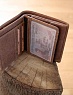 Бумажник KLONDIKE «Finn», натуральная кожа в коричневом цвете, 10 х 11,5 см Арт.: KD1009-02