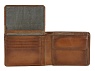 Портмоне BUGATTI Domus, с RFID защитой, коньячный цвет, натуральная воловья кожа, 12х1,5х9,2 с Арт.: 49322907