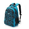 Рюкзак TORBER CLASS X, голубой с орнаментом, полиэстер, 45 x 30 x 18 см Арт.: T2602-BLU