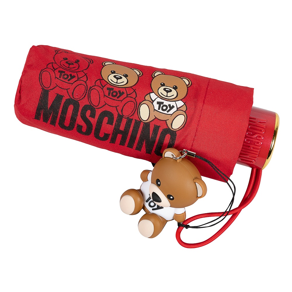 Moschino Зонт складной Moschino 8061-SuperminiC Bear Scribbles Red Арт.: product-3278