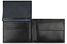 Портмоне BUGATTI Nobile, с защитой данных RFID, чёрное, воловья кожа/полиэстер, 12х2х9,5 см Арт.: 49125401