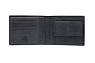 Бумажник KLONDIKE Yukon, натуральная кожа в черном цвете, 13 х 2,5 х 10 см Арт.: KD1117-01