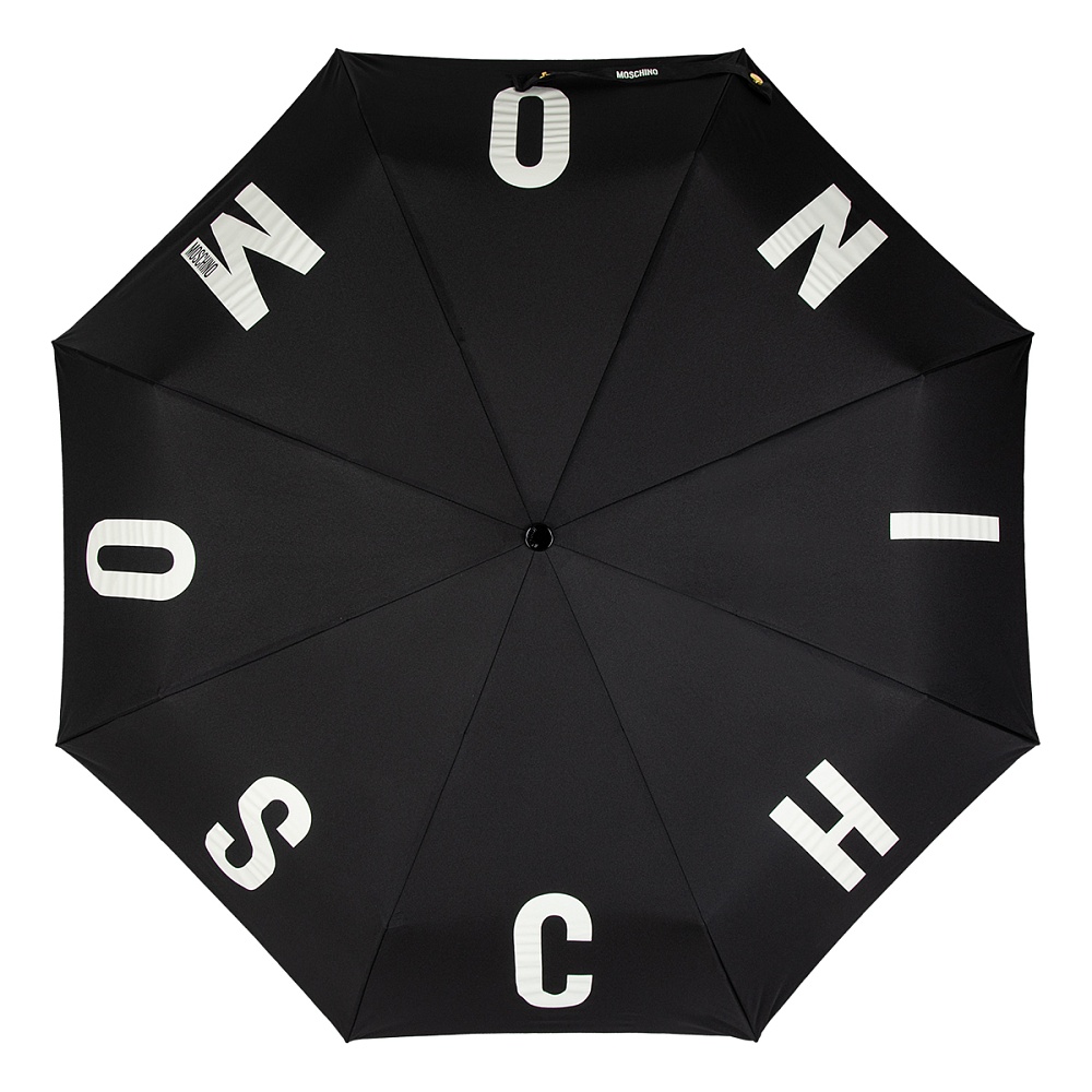 Moschino Зонт складной Moschino 8911-OCA M logo Black Арт.: product-3542