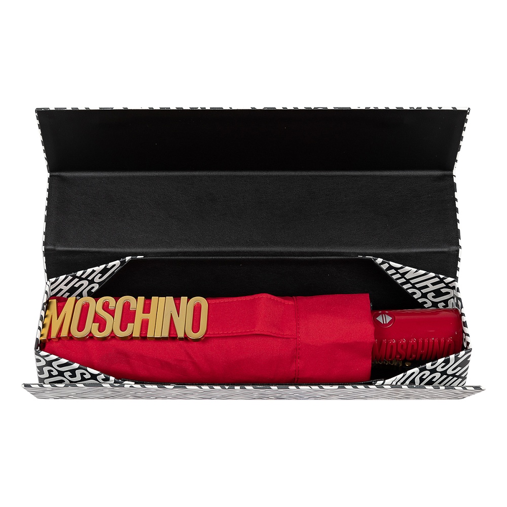 Moschino Зонт складной New Metal Logo Red+ Box logo Арт.: product-3284