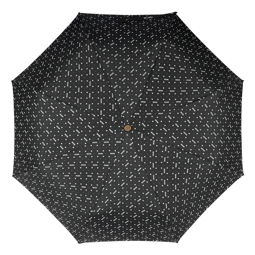 Moschino Зонт складной M Man Dots Black MINI Арт.: product-2930