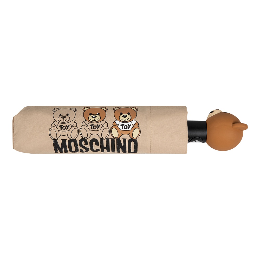 Moschino Зонт складной Scribble bear Dark beige Арт.: product-3514
