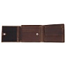 Бумажник KLONDIKE Yukon, натуральная кожа в коричневом цвете, 10,5 х 2,5 х 9 см Арт.: KD1116-03