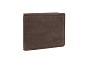 Бумажник KLONDIKE «John», натуральная кожа в темно-коричневом цвете, 11,5 х 9 см Арт.: KD1005-03