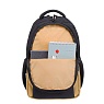 Рюкзак TORBER CLASS X, черно-бежевый, 45 x 30 x 18 см + Мешок для сменной обуви в подарок! Арт.: T2602-22-BEI-BLK-M