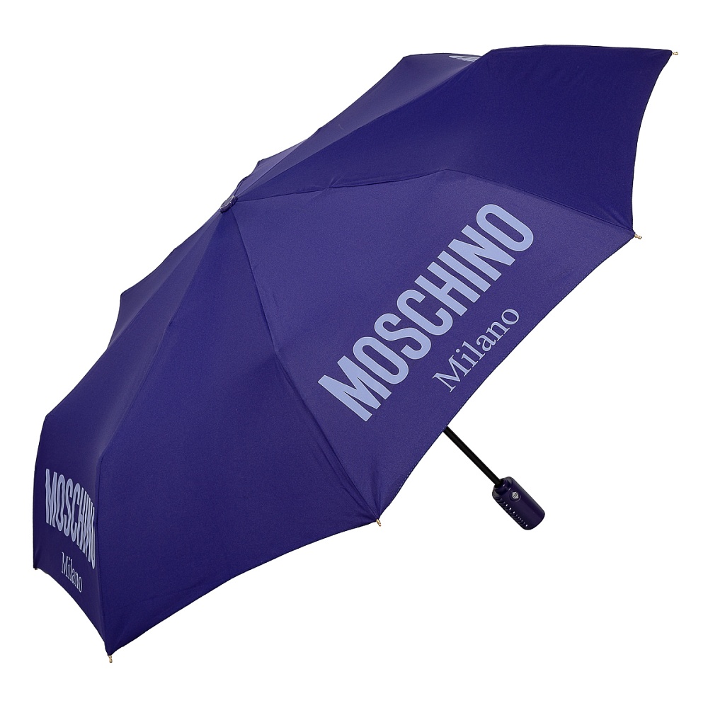Moschino Зонт складной New Metal Logo Blue+ Box logo Арт.: product-3286